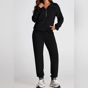Long Sleeve Half Zip Sweatsuit